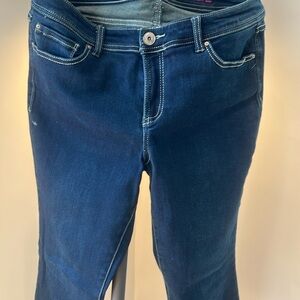 Incoco Blue Boot Cut Jeans with Mid-Rise Waist